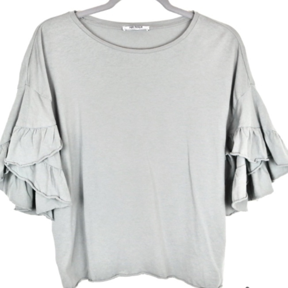 ZARA  Gray semi formal blouse 🦋